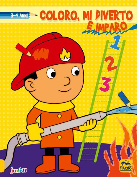 Coloro, mi diverto e imparo. Da 3 a 4 anni - copertina