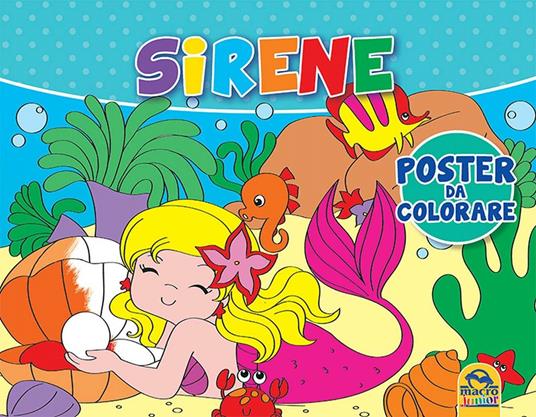 Sirene. Poster da colorare - copertina