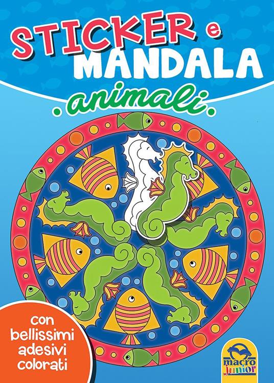 Animali. Sticker e mandala. Con adesivi. Ediz. illustrata - copertina
