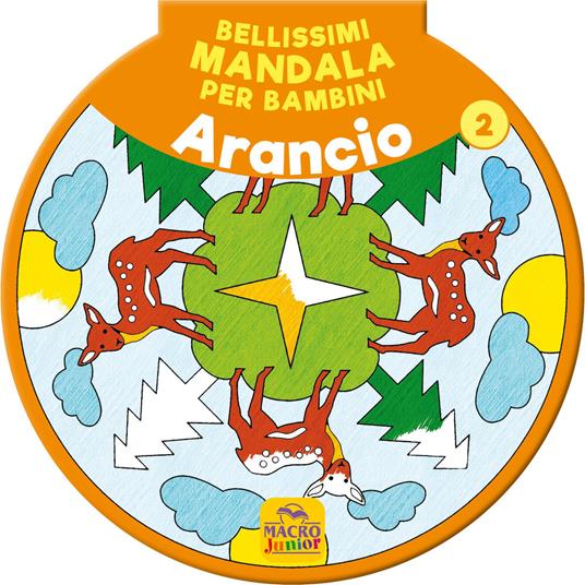 Bellissimi mandala per bambini. Vol. 2: Arancio - copertina