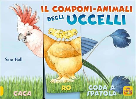 Il componi-animali degli uccelli. Ediz. a colori - Sara Ball - copertina