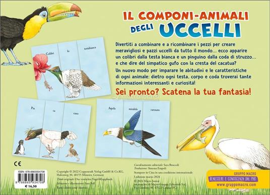 Il componi-animali degli uccelli. Ediz. a colori - Sara Ball - 3