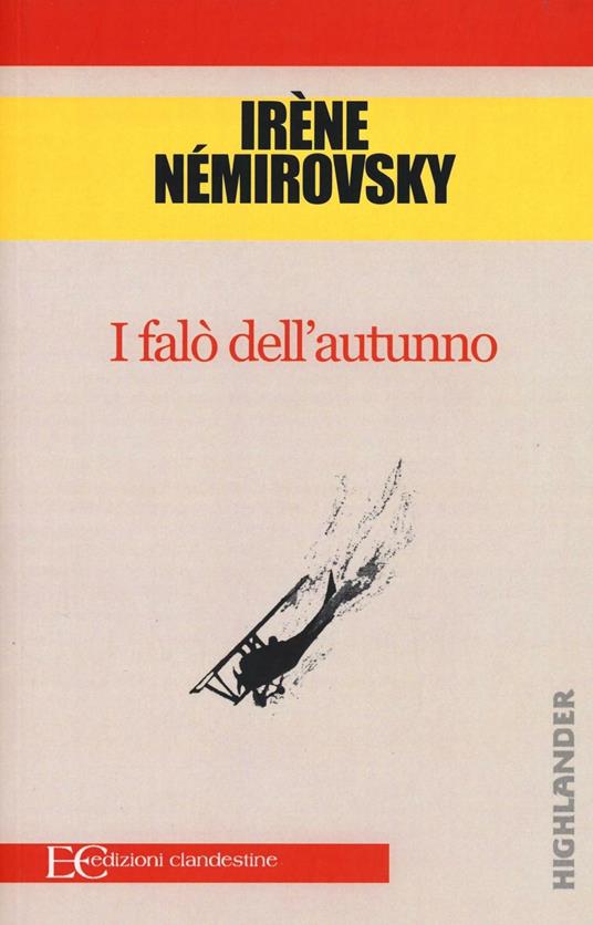 I falò dell'autunno - Irène Némirovsky - copertina