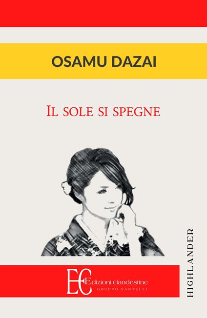 Il sole si spegne - Osamu Dazai - copertina