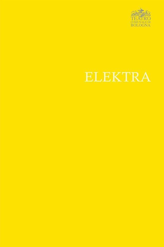 Richard Strauss. Elektra - copertina