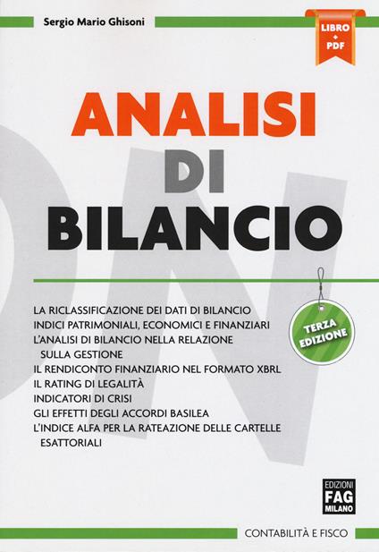 Analisi di bilancio. Con Contenuto digitale per download e accesso on line - Sergio Mario Ghisoni - copertina