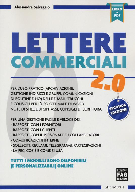 Lettere commerciali 2.0. Con espansione online - Alessandra Salvaggio - copertina