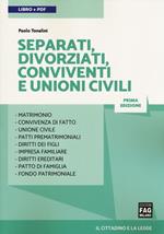 Separati, divorziati, conviventi e unioni civili. Con Contenuto digitale (fornito elettronicamente)