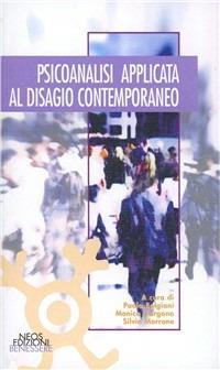 Psicoanalisi applicata al disagio contemporaneo - copertina