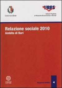 Relazione sociale 2010. Ambito di Bari - copertina