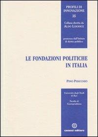 Le fondazioni politiche in Italia - Pino Pisicchio - copertina