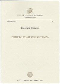 Diritto come coesistenza - Gianluca Tracuzzi - copertina