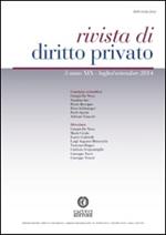 Rivista di diritto privato (2014). Vol. 3