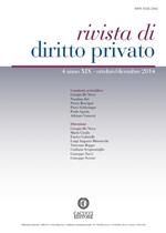 Rivista di diritto privato (2014). Vol. 4