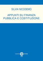 Appunti su finanza pubblica e costitizione