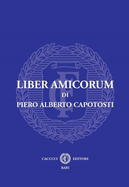 Liber amicorum di Pier Alberto Capotosti - copertina