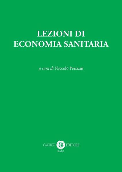 Lezioni di economia sanitaria - copertina