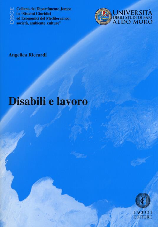 Disabili e lavoro - Angelica Riccardi - copertina