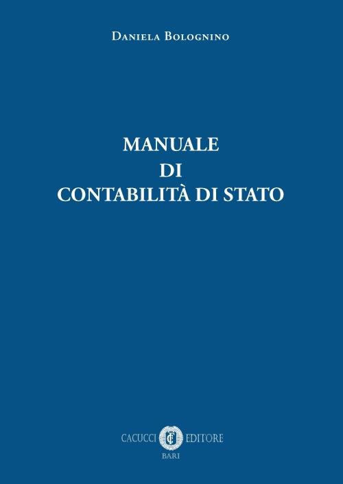Manuale di contabilità di Stato - Daniela Bolognino - copertina