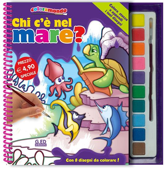 Chi c'è nel mare? Ediz. illustrata - copertina