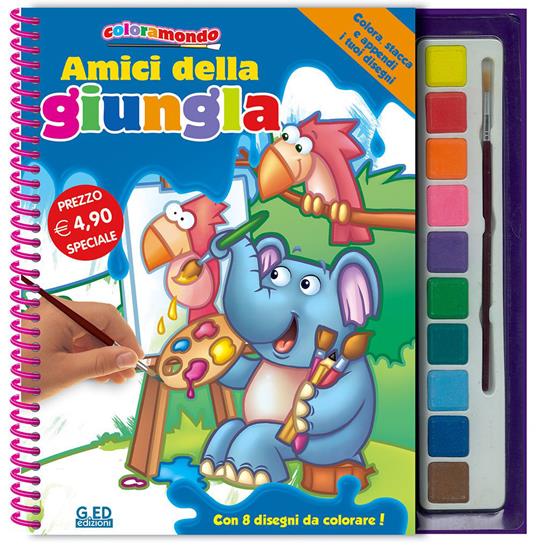 Amici della giungla. Ediz. illustrata - copertina