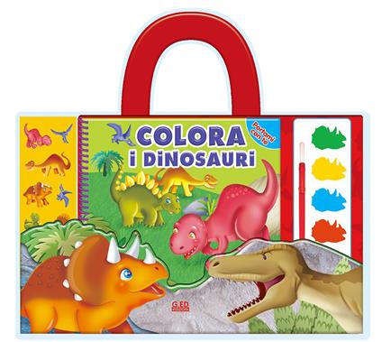 Colora la preistoria. Ediz. illustrata - copertina