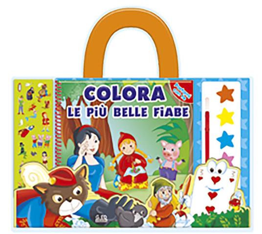 Colora le più belle fiabe. Ediz. illustrata - copertina
