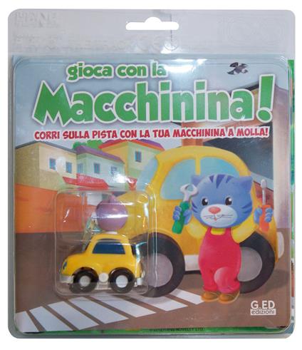 Gioca con la macchina! Corri sulla pista con la tua macchina a molla! Ediz. illustrata. Con gadget - copertina