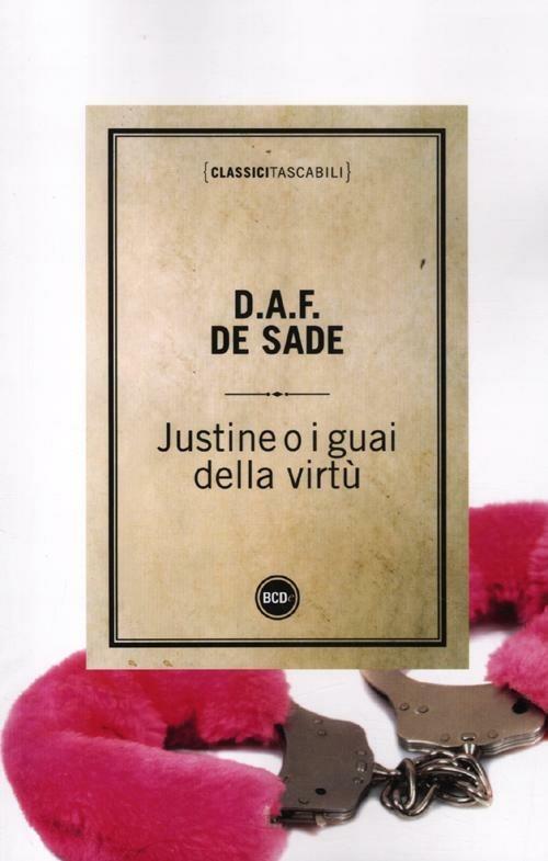 Justine o i guai della virtù - François de Sade - copertina