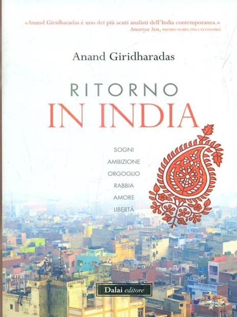 Ritorno in India - Anand Giridharadas - copertina