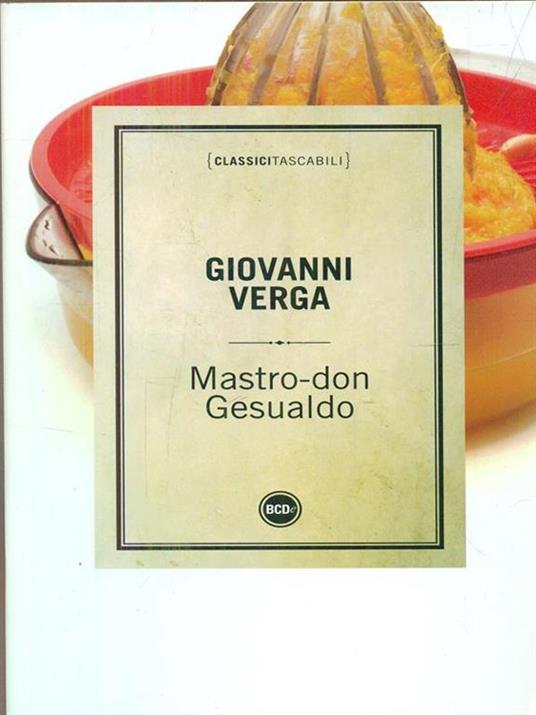 Mastro don Gesualdo - Giovanni Verga - copertina