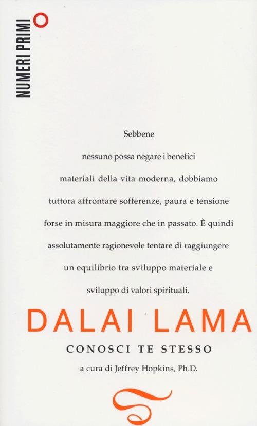 Conosci te stesso - Gyatso Tenzin (Dalai Lama) - copertina