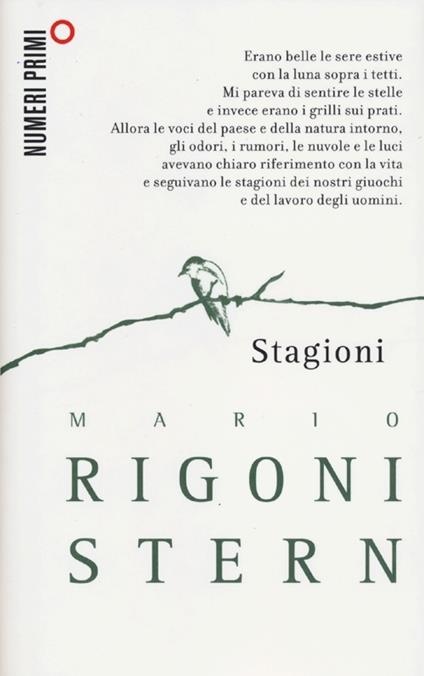Stagioni - Mario Rigoni Stern - copertina
