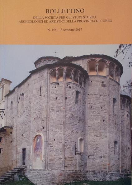 Bollettino della società per gli studi storici, archeologici ed artistici della provincia di Cuneo (2017). Vol. 156 - copertina