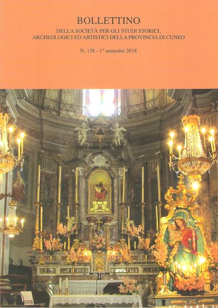 Bollettino della società per gli studi storici, archeologici ed artistici della provincia di Cuneo (2018). Vol. 158 - copertina