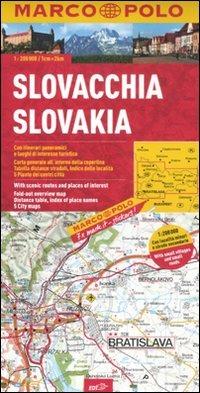 Slovacchia 1:200.000. Ediz. multilingue - copertina