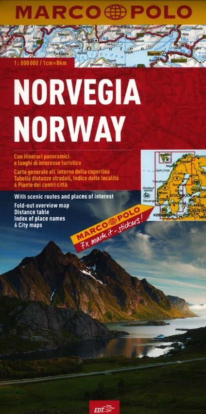 Norvegia 1:800.000 - copertina