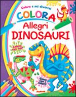 Colora allegri dinosauri