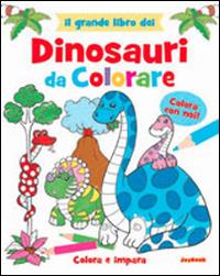 Grande libro dei dinosauri da colorare - copertina