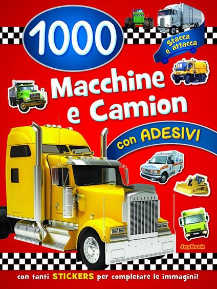 1000 macchine e camion. Con adesivi. Ediz. a colori - copertina
