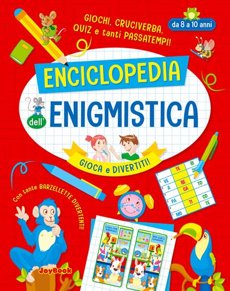 Enciclopedia dell'enigmistica 8-10 anni - copertina