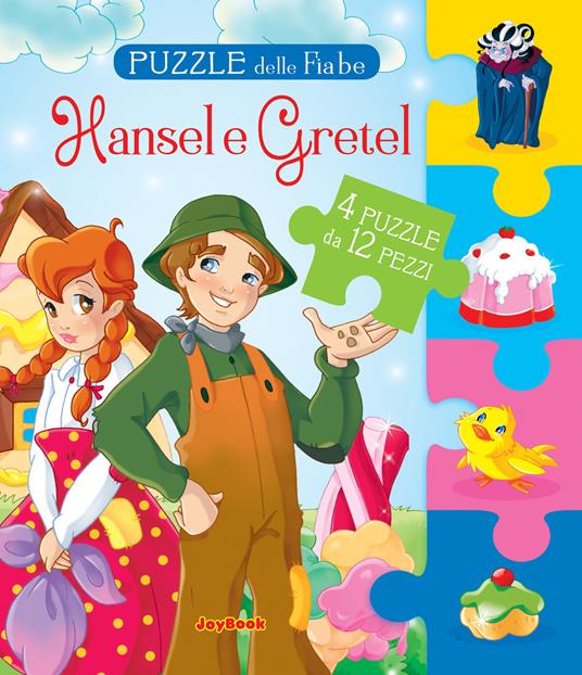 Hansel e Gretel. Puzzle delle fiabe. Ediz. a colori - copertina