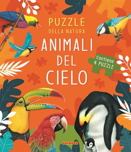Animali del cielo. Puzzle della natura. Libro puzzle. Ediz. a colori - Andrea Morandi - copertina