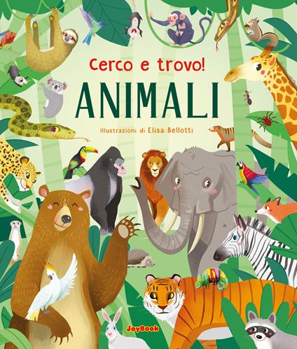 Animali. Cerco e trovo! Ediz. a colori - copertina