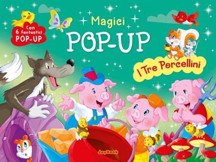 I tre porcellini. Magici pop-up. Ediz. a colori - copertina