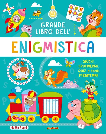 Grande libro dell'enigmistica. Da 5-7 anni - copertina