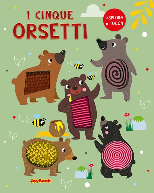 I cinque orsetti. Esplora e tocca. Ediz. a colori - copertina