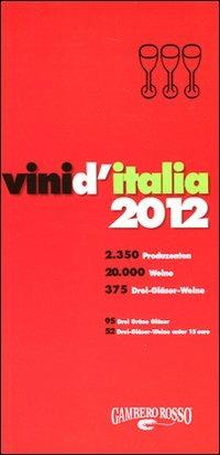 Vini d'Italia 2012. Ediz. tedesca - copertina