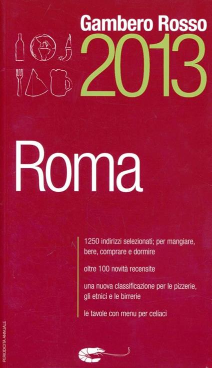 Roma del Gambero Rosso 2013 - copertina