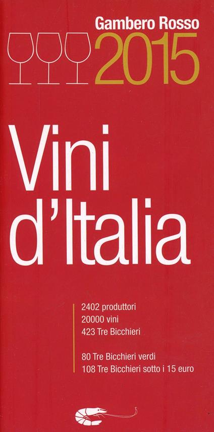 Vini d'Italia del Gambero Rosso 2015 - copertina